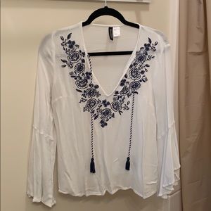 Long sleeve blouse